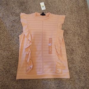 NWT Jessica Simpson Ruffled Knit Top